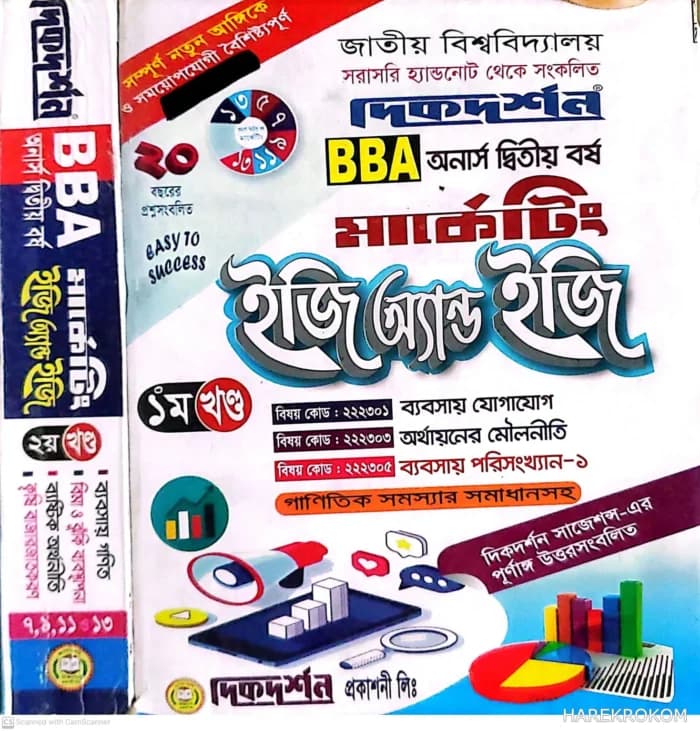 মার্কেটিং – অনার্স দ্বিতীয় বর্ষ – ইজি অ্যান্ড ইজি – [১ম ও ২য় খন্ড একত্রে] – দিকদর্শন প্রকাশনী লিঃ