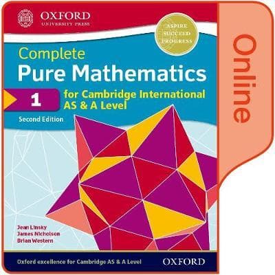 Pure Mathematics 1 for Cambridge AS & A Level : Online Student Book Math