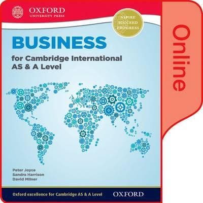 Business for Cambridge AS & A Level Online Student Book