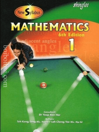 New Syllabus Mathematics (Book–1 ) by- Shinglee Publishers pte ltd. (6th Editing) Math