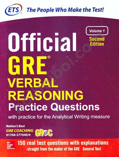 Official GRE Verbal Reasoning vol-1