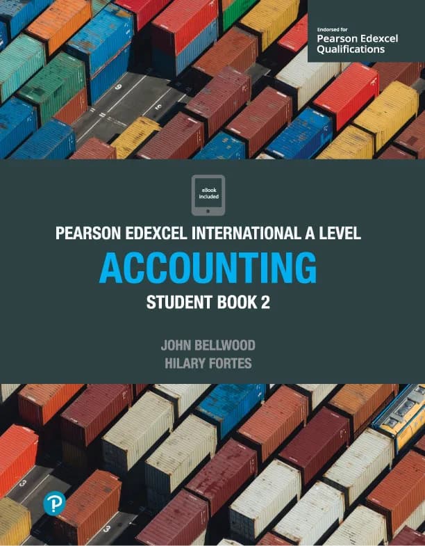 Accounting Student Book 2 – Edexcel International A Level
