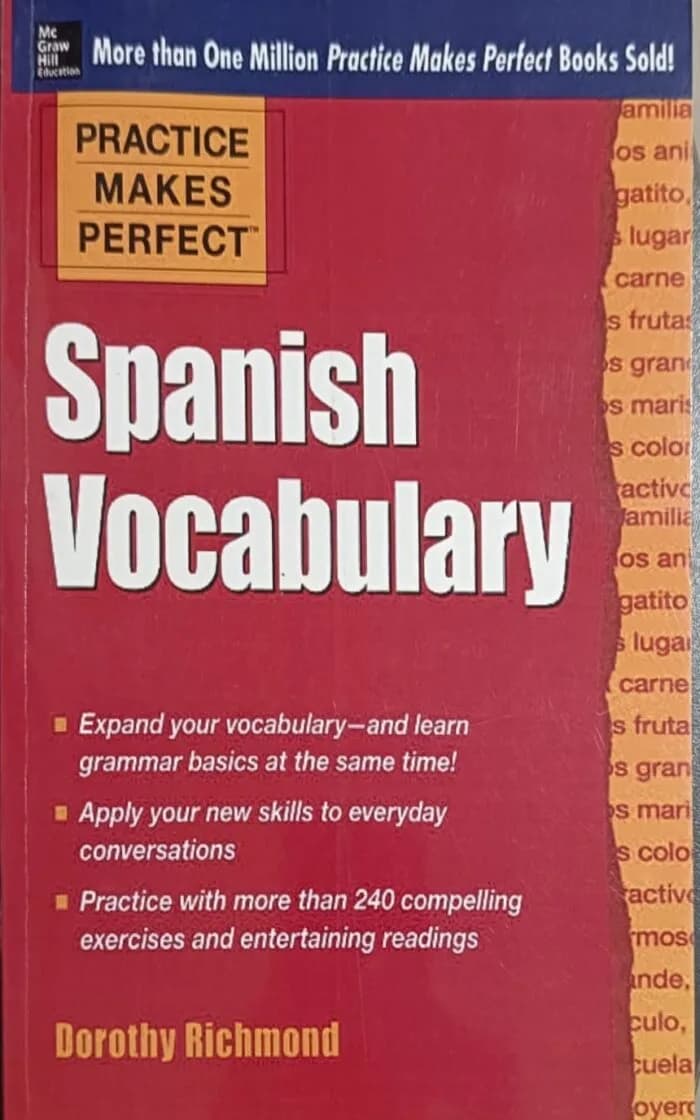 Spanish Vocabulary By Dorothy Richmond