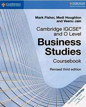 Cambridge IGCSE and O Level Business Studies Coursebook