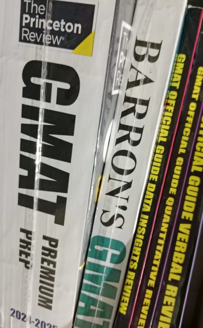GMAT ( Bundle 5 ) : Princeton Review GMAT Premium Prep, 2024 , Barron’s GMAT and Official Guide Focus Edition 2023-2024 – Verbal Review, Data Insights & Quantitative Review