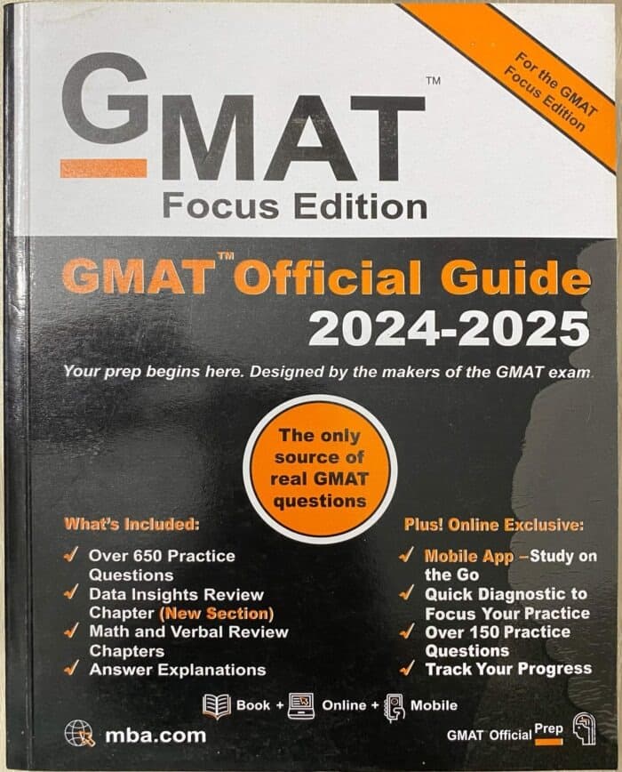 GMAT Official Guide 2024-2025, Focus Edition ( news Print )