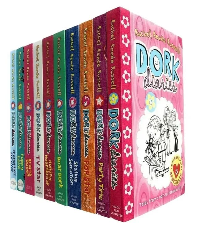 Dork Diaries x 10 Title Slipcase Set by Rachel Renee Russell