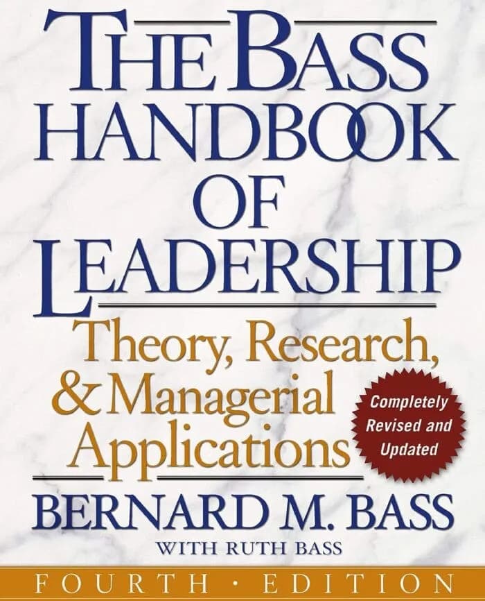 Bass Handbook Of Leadership