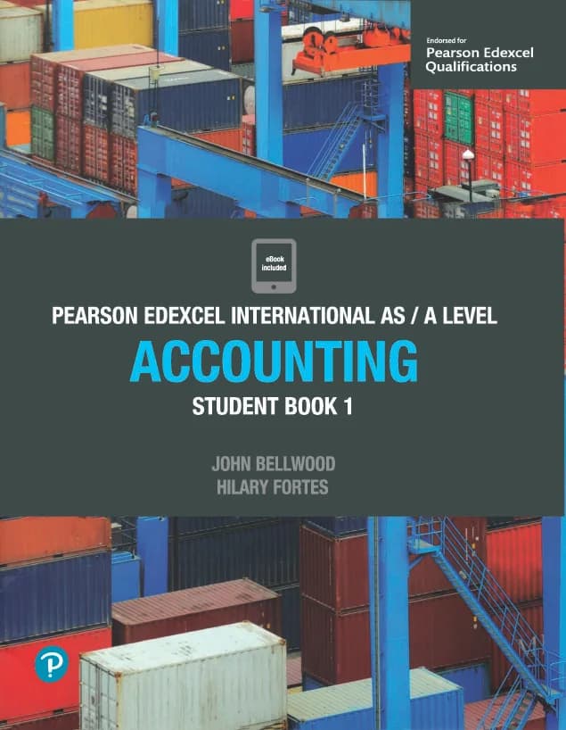 Accounting Student Book 1 – Edexcel IAL