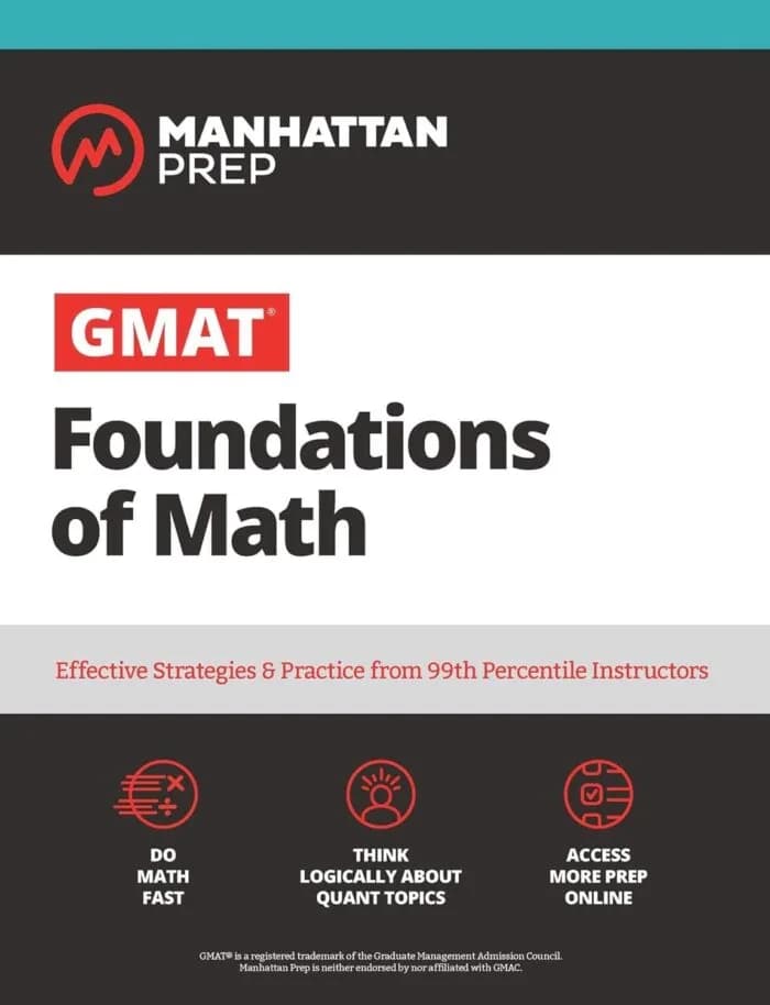 Gmat Foundations Of Math: 900+ Practice Problems in Book and Online (Manhattan Prep GMAT Prep)