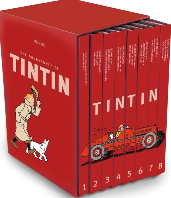 The Adventures of Tintin (Boxset of 8 Volumes)