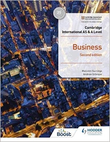 Cambridge International AS & A Level Business 2nd Edition