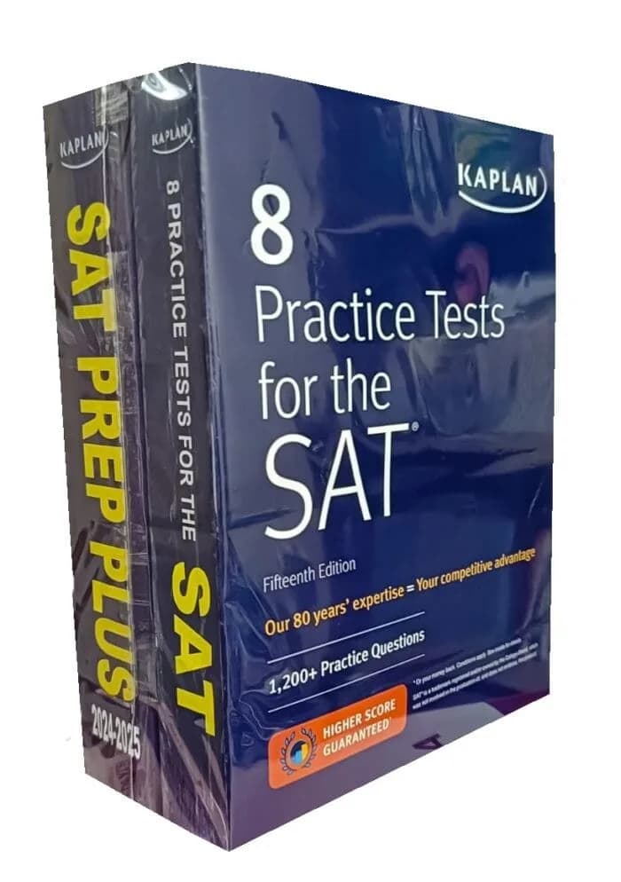 Kaplan SAT Bundle : 1. 8 practice test for the SAT 2. SAT Prep plus 2024-25