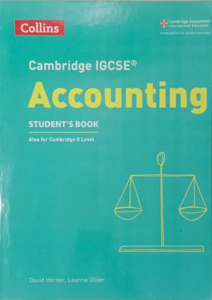 Cambridge Igcse Accounting Student Book