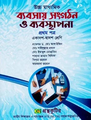 ব্যবসায় সংগঠন ও ব্যবস্থাপনা – প্রথম পত্র – উচ্চ মাধ্যমিক