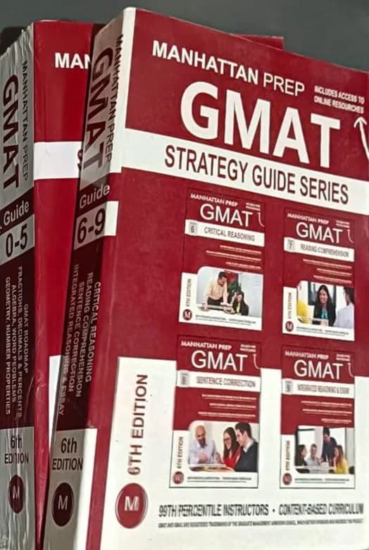 Complete GMAT Manhattan Set |0-9 Volume|