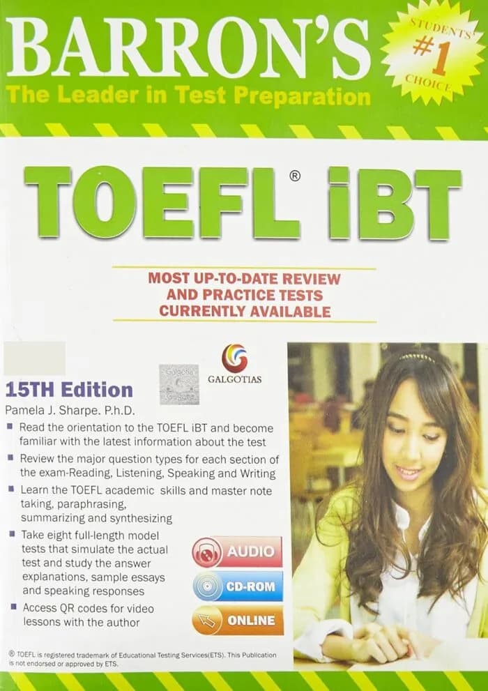 Barron’s TOEFL iBT (New Edition 2019)