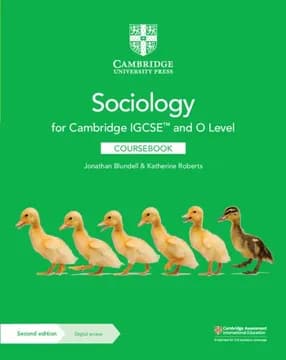 Cambridge IGCSE Sociology Coursebook 2nd edition latest