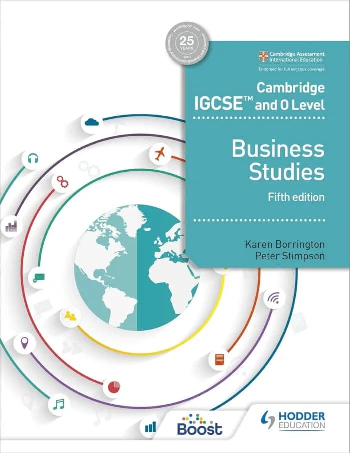 Cambridge IGCSE & O Level Business Studies (5th Edition)