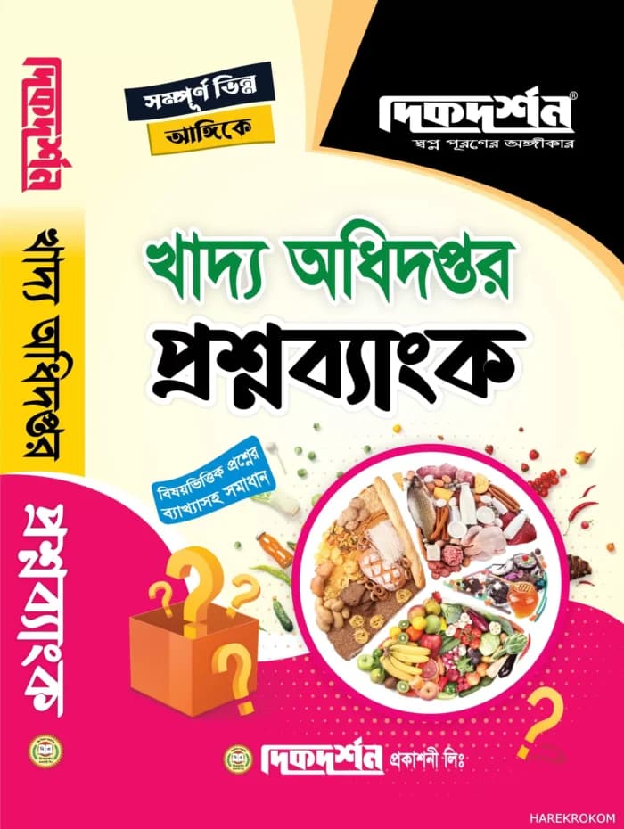 খাদ্য অধিদপ্তর প্রশ্নব্যাংক
