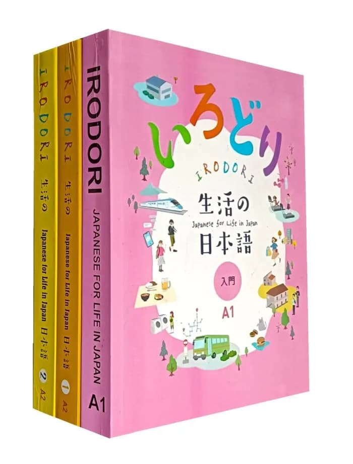 Irodori Japanese for Life in Japan (English) 3 Books Set ( Colour print )