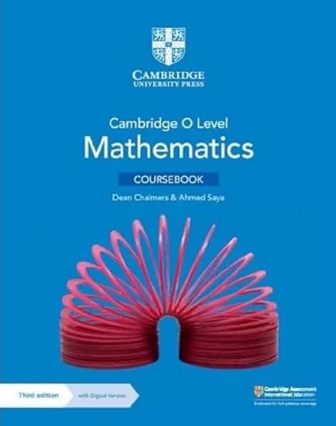 Cambridge O Level Mathematics Coursebook 3rd Ed.