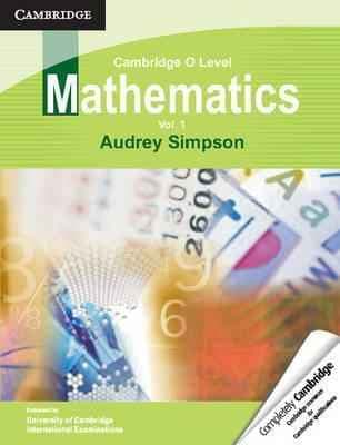 Cambridge O Level Mathematics Volume 1 Math