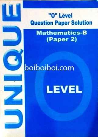 Yearly Paper 2 Math B Solution (10years) for Edexcel O Level by Unique Coaching