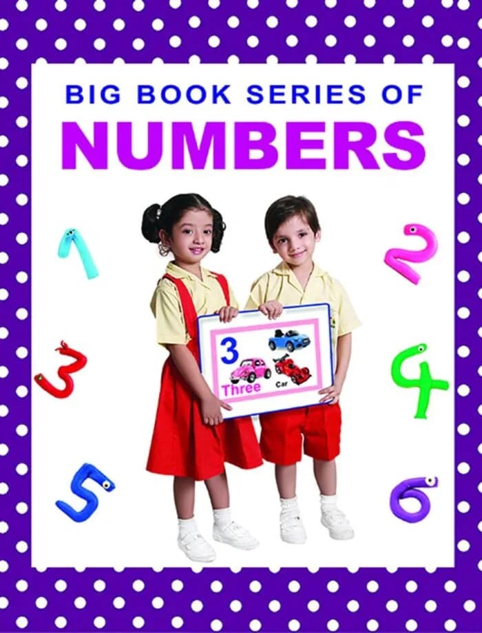 Big Book Series of Numbers 1 2 3 4 5 6