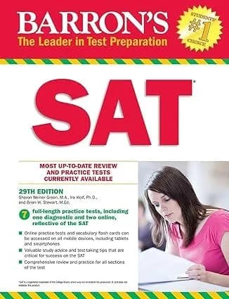 Barron’s SAT with Online Tests (Barron’s Test Prep)