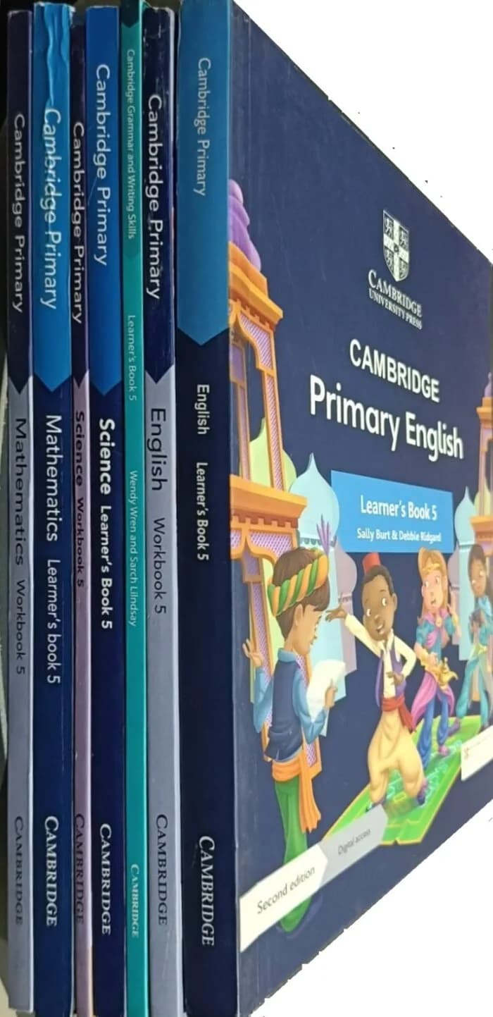 Cambridge Grade 4 Book 5 Set Of Seven Books
