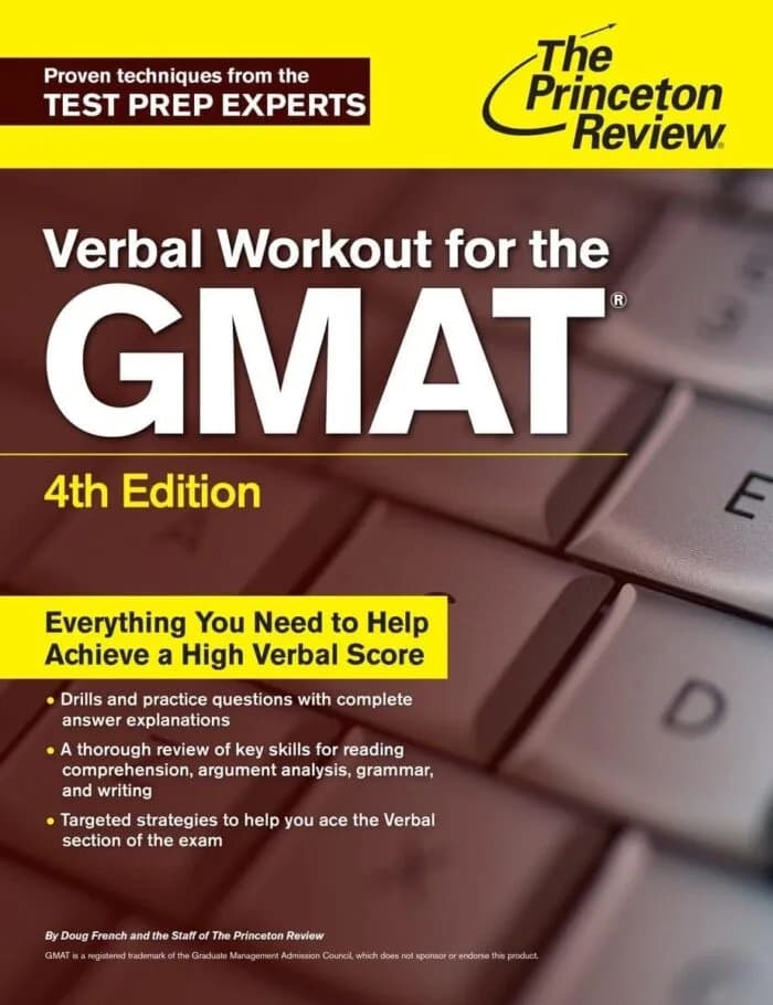 Verbal Workout for the GMAT, 4th Edition (Graduate School Test Preparation)