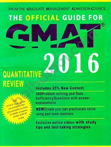 The Official Guide For GMAT 2016