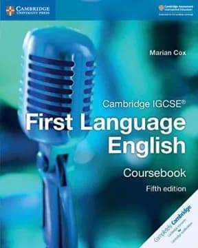 Cambridge IGCSE First Language English (Latest edition)