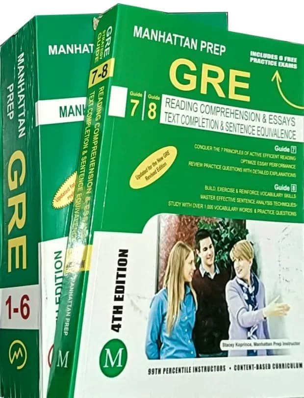 Manhattan Prep GRE Set of 2 Books on 8 Strategy Guides (Manhattan Prep GRE Strategy Guides)