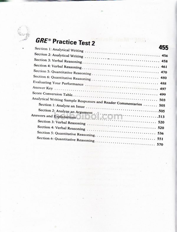 The Official Guide To The GRE General Test